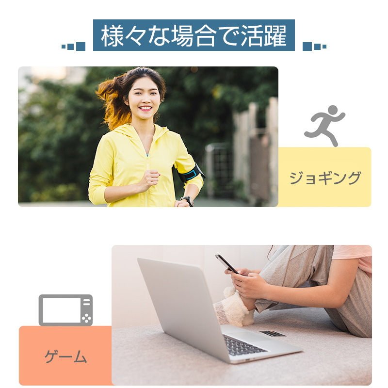 ワイヤレスイヤホン Bluetooth5.3 両耳 片耳 小型 軽量 充電ケース付き Type-C充電 iPhone14対応 iOS/Androidスマホ/タブレット 90日保証付き 日本語取扱説明書 |  | 17