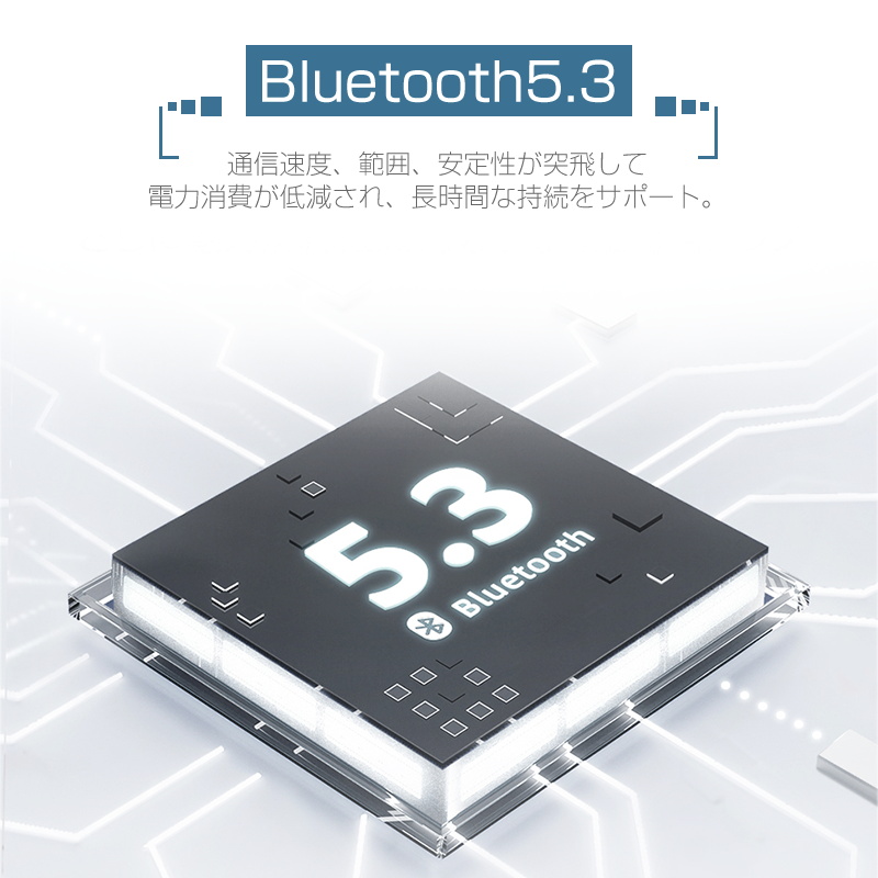 ワイヤレスイヤホン Bluetooth5.3 イヤホン カナル型 完全ワイヤレスヘッドセット ブルートゥースイヤホン ENCマイク ノイズキャンセリング HiFi高音質｜slub-shop｜06