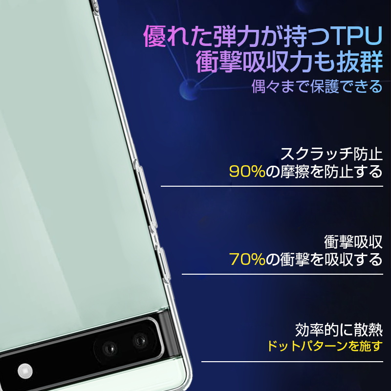 Google Pixel 7a 保護ケース スマホケース TPU スマホカバー 携帯電話ケース 衝撃吸収 擦り傷防止 耐衝撃 摩擦防止 薄型 軽量 ソフトケース クリア 滑り止め｜slub-shop｜12