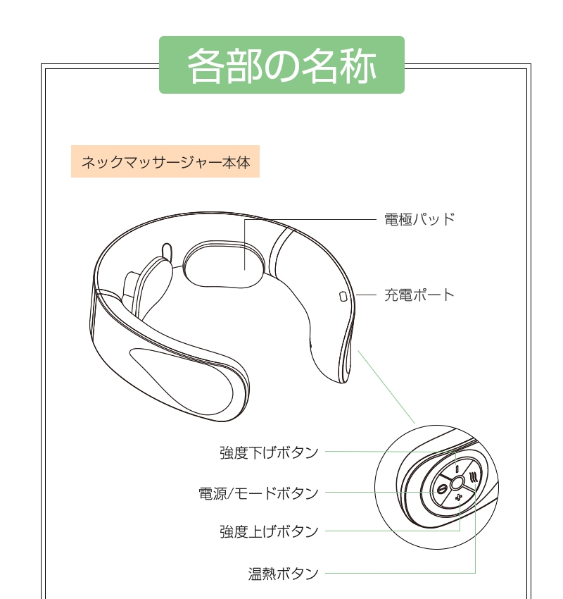 ネックマッサージャー リラクゼーション器 首掛け EMS 42℃ 温熱 W効果 5つのモード 16段階強さ リラックス 15分オフタイマー コードレス リモコン付き 軽量設計｜slub-shop｜20