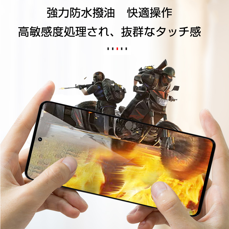 ZTE Libero 5G IV A302ZT 2.5D 強化ガラス保護フィルム 光沢仕様 液晶