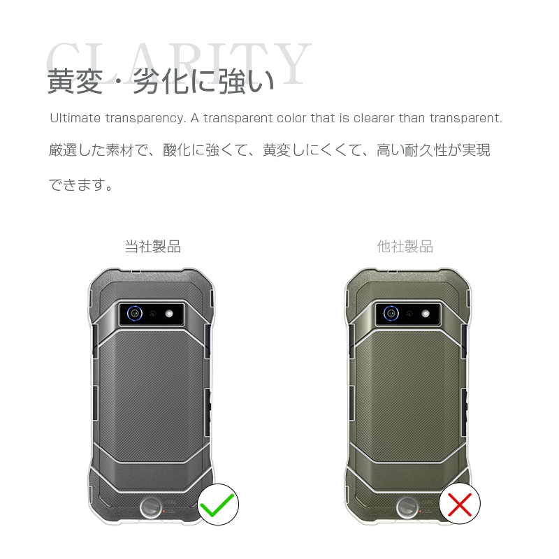 DuraForce EX KY-51D/A301KC/KC-S703/KC-S603 保護ケース スマホケース カバー スマホ保護 携帯電話ケース 耐衝撃 TPUケース ソフト クリア 衝撃防止｜slub-shop｜12