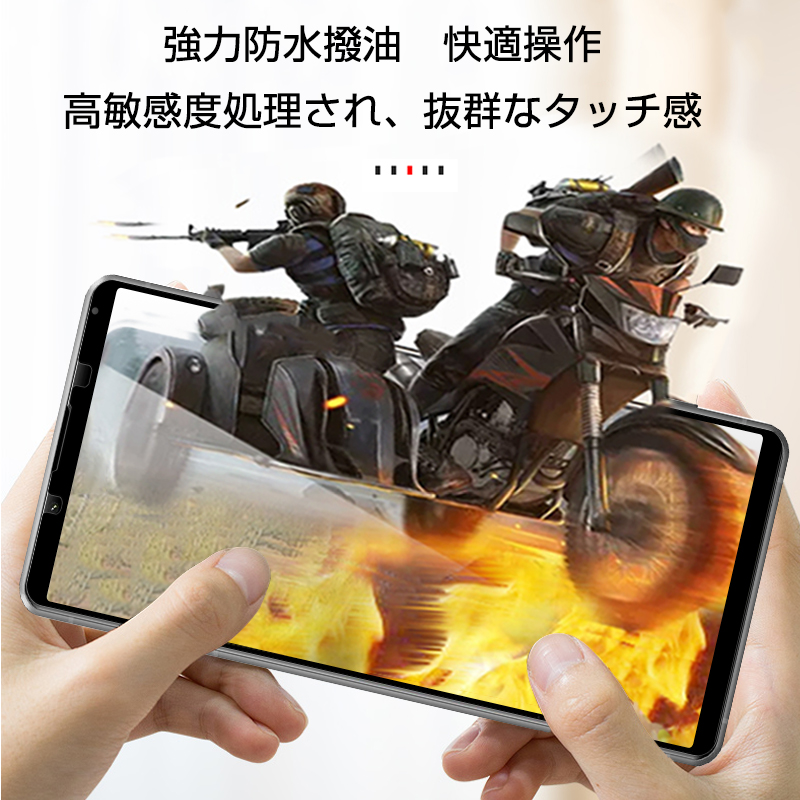 Xperia 1 III / PRO-I 強化ガラスフィルム 3D全面保護 クリア仕様 高
