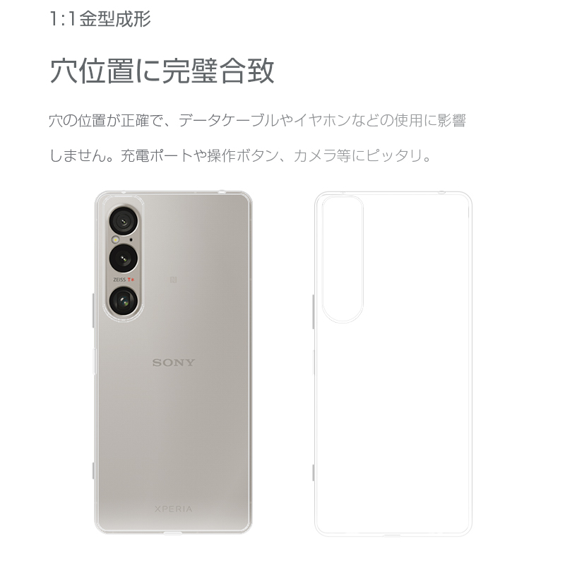 Xperia 1 VI SOG13/SO-51E スマホケース TPU製 傷防止 A401SO/XQ-EC44