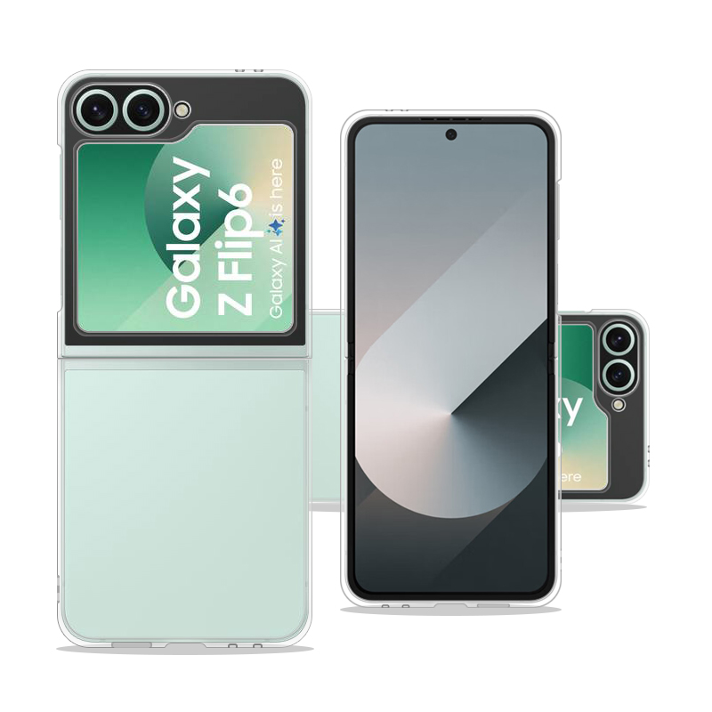 Galaxy Z Flip6 スマホケース PC保護カバー 2分割構造 折りたたみ