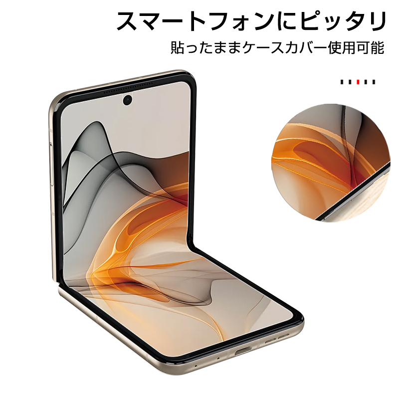 motorola razr 50d M-51E ハイドロゲルフィルム 折りたたみ