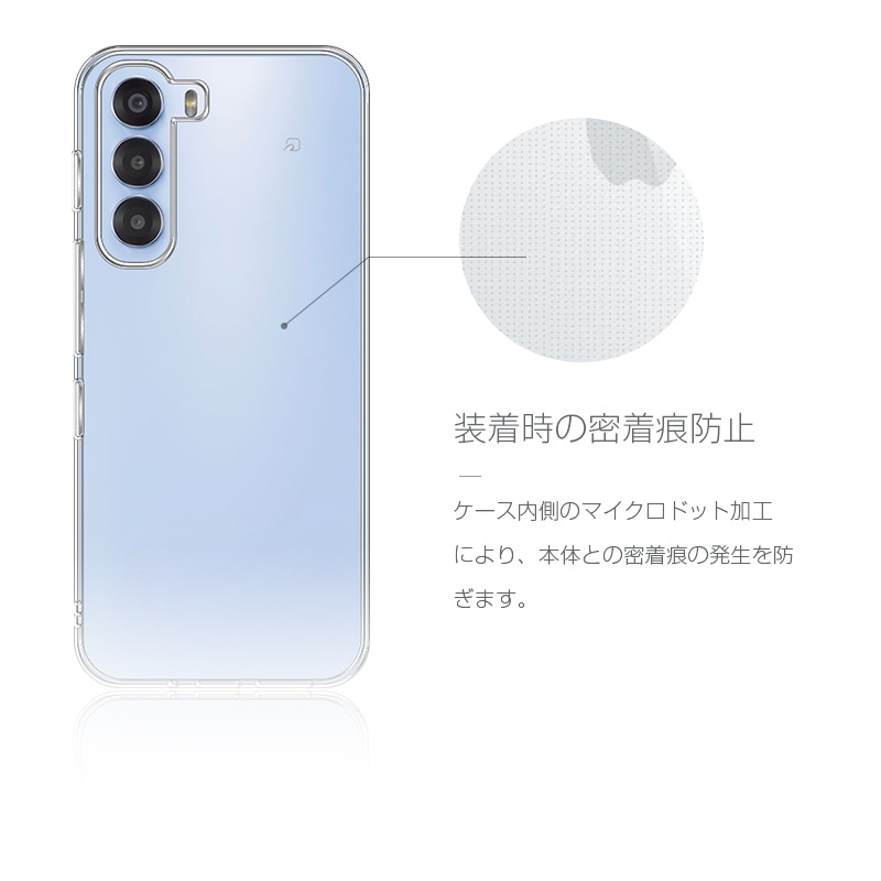 nubia S 5G A403ZT ケースカバー TPU製 傷防止 ストラップホール付き ヌビア スクラッチ防止 クリア仕様 クリアケース 高透過率 衝撃吸収 脱着簡単 送料無料 | SLUB | 14