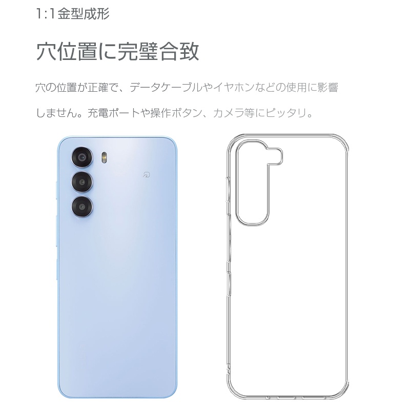nubia S 5G A403ZT ケースカバー TPU製 傷防止 ストラップホール付き ヌビア スクラッチ防止 クリア仕様 クリアケース 高透過率 衝撃吸収 脱着簡単 送料無料 | SLUB | 07