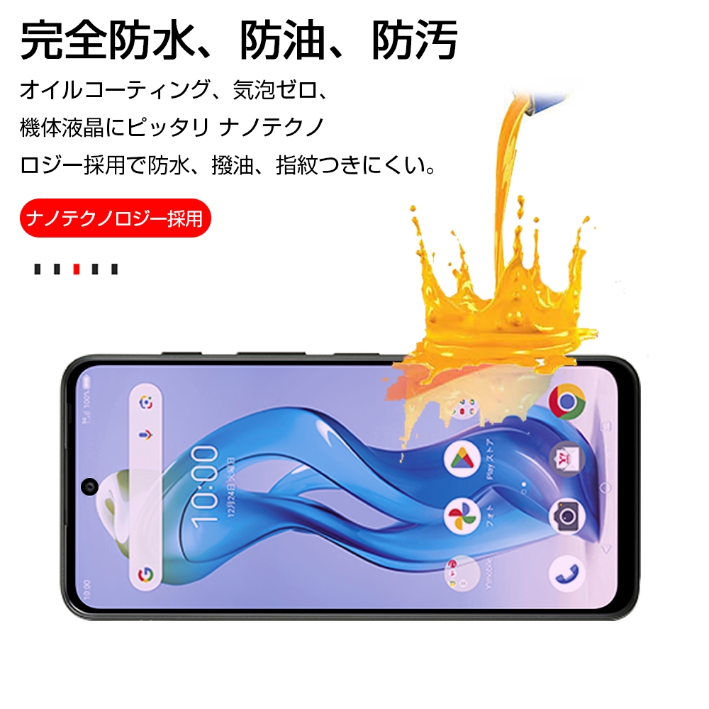 SLUB ZTE nubia S 5G A403ZT ブルーライトカット仕様 強化ガラス