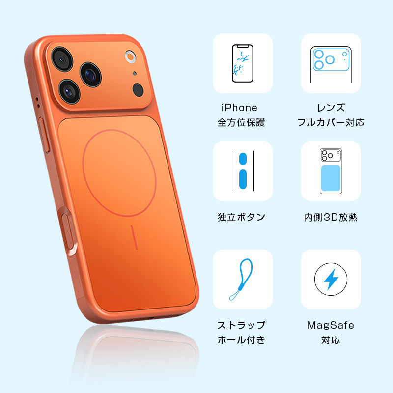 SLUB iPhone17チェンジケース MagSafe 本物同様 旧機種を簡単に機種