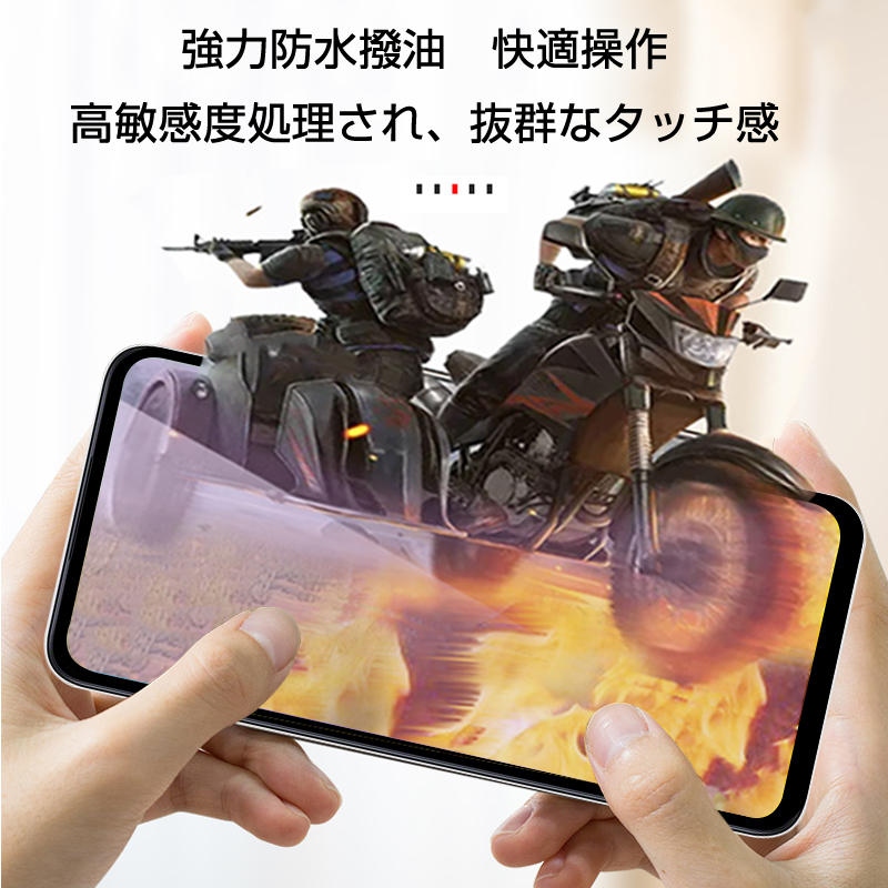 SLUB OPPO A5 5G 強化ガラスフィルム ブルーライトカット 0.3mm 擦り傷