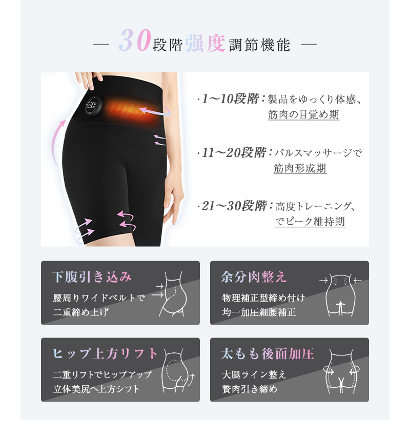 SLUB EMS ヨガシェイパーパンツ レギンス 電気刺激 トレーニング 筋