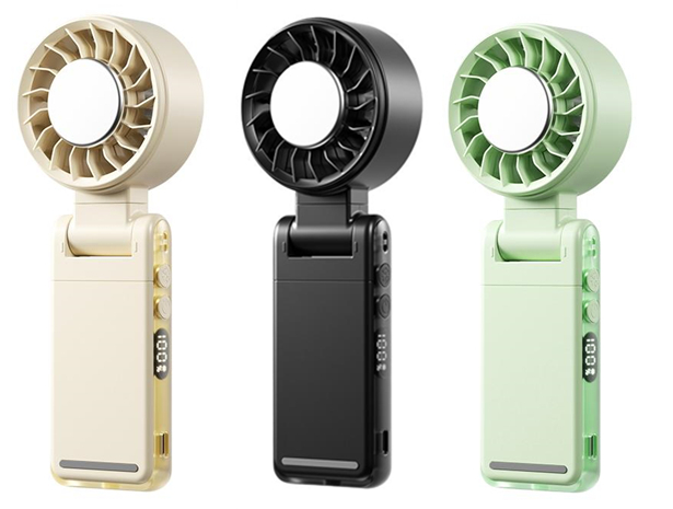 ハンディファン 冷却 扇風機 ペルチェ 2026 6000mAh 大容量 強力 小型 静音 180度調整 USB充電 作業用 釣り キャンプ 熱中症対策【PL保険加入済み製品・安心】