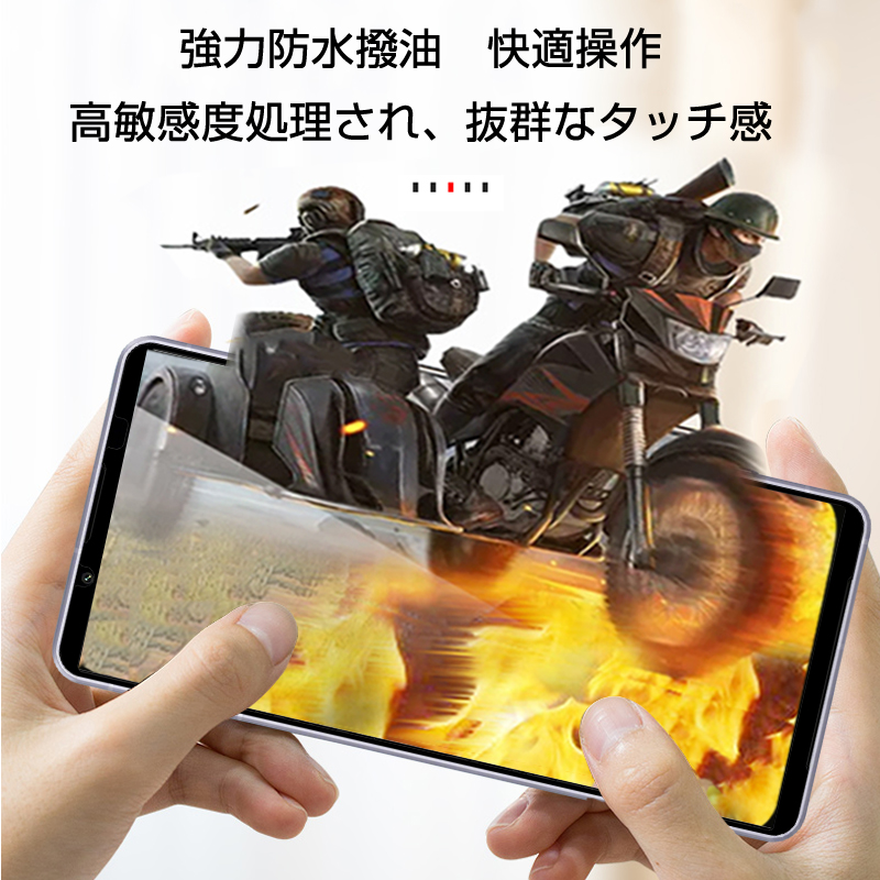 SLUB Xperia 1 VIII 強化ガラスフィルム エクスペリア SO-51G/A601SO