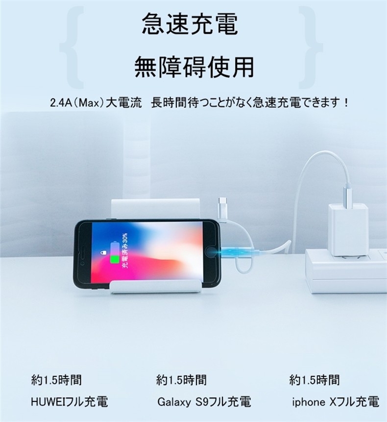 3in1 iPhoneケーブル micro USB Android用 Type-C用 急速充電ケーブル ナイロン モバイルバッテリー 充電器 USBケーブル  iPhone XS Max iPhone XR Xperia :slub-491a3:SLUB-ショップ - 通販 - Yahoo!ショッピング