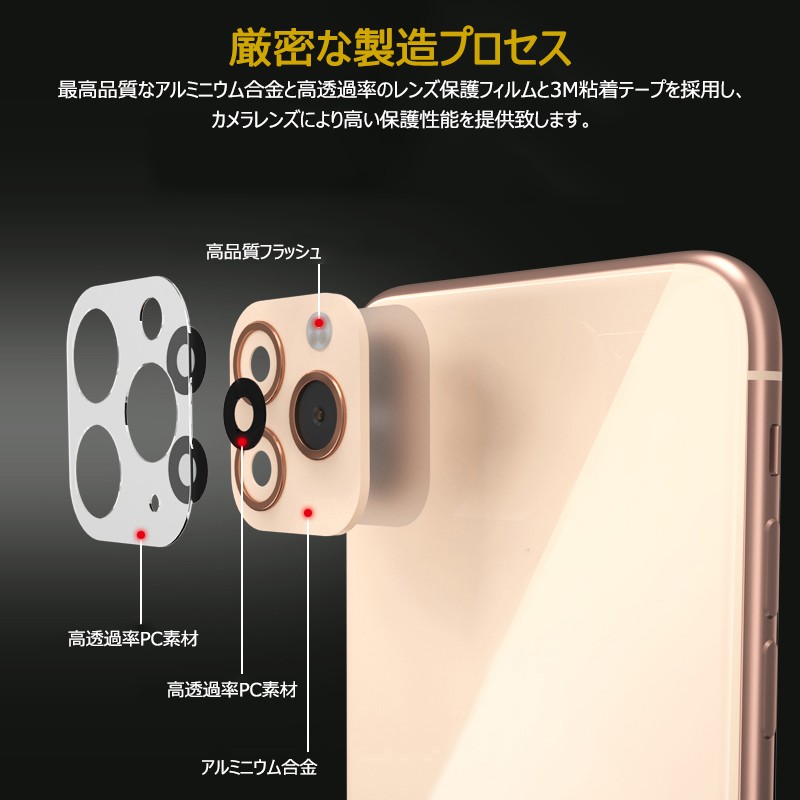 Iphone X Xs Iphone 11 Proに変身 Iphone Xs Max Iphone 11 Pro Maxに変身 カメラ保護 レンズ保護ガラスフィルム アルミニウム合金シェル Slub 737a2 Slub ショップ 通販 Yahoo ショッピング