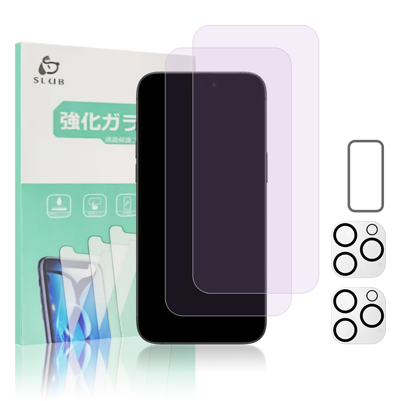 �y4���Z�b�g�ziPhone 17/17e/air/17 Pro/17 Pro Max 16e �����K���X�t�B���� �u���[���C�g�J�b�g�d�l �J�����ی�t�B���� 10H  iPhone 13/14/15/16�V���[�Y�@��