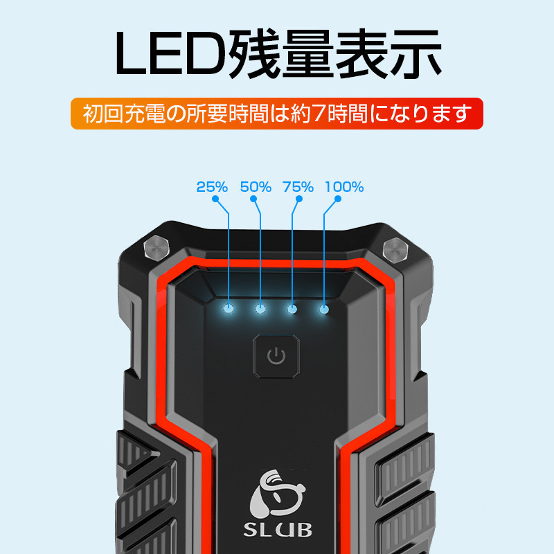 12V車用エンジンスターター 24000mAh ガソリン車ディーゼル車通用 2つ