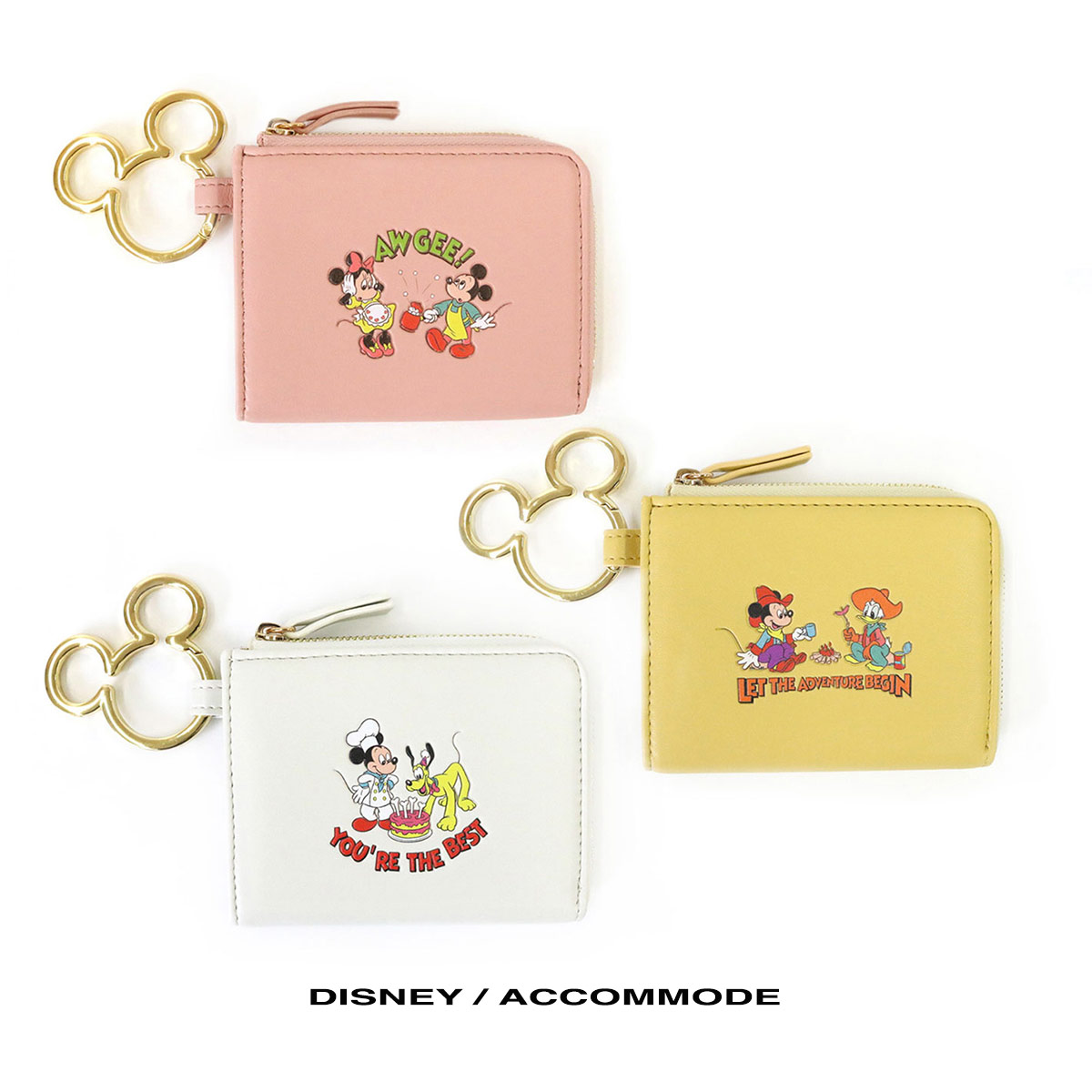 ACCOMMODE（アコモデ） ディズニー 財布 フラグメントケース