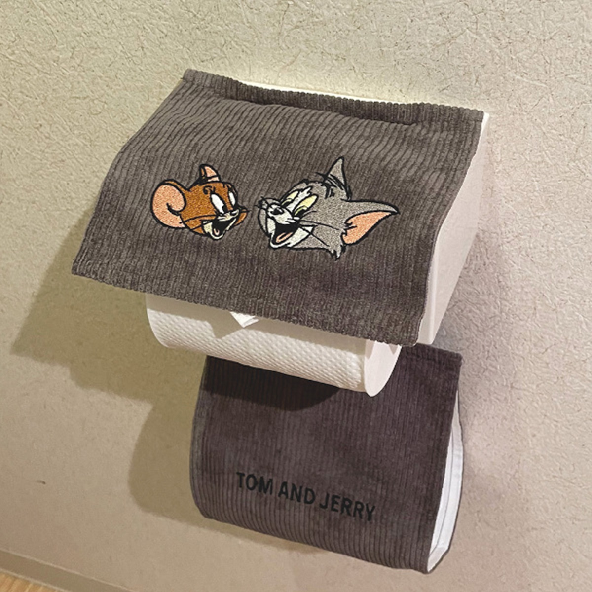 ACCOMMODE（アコモデ） トイレットペーパーホルダー ボタン付き 