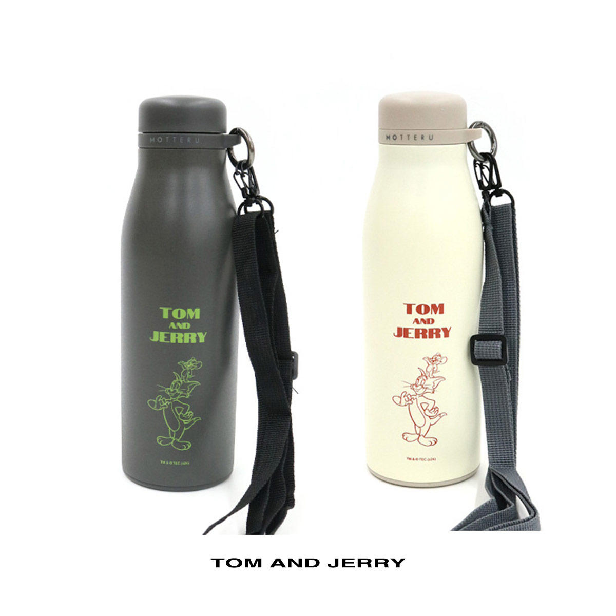 トムとジェリー 温度センサー付きステンレスボトル 4点セット トム&ジェリー温度センサー付きステンレスボトル - UFO基ゃっ地