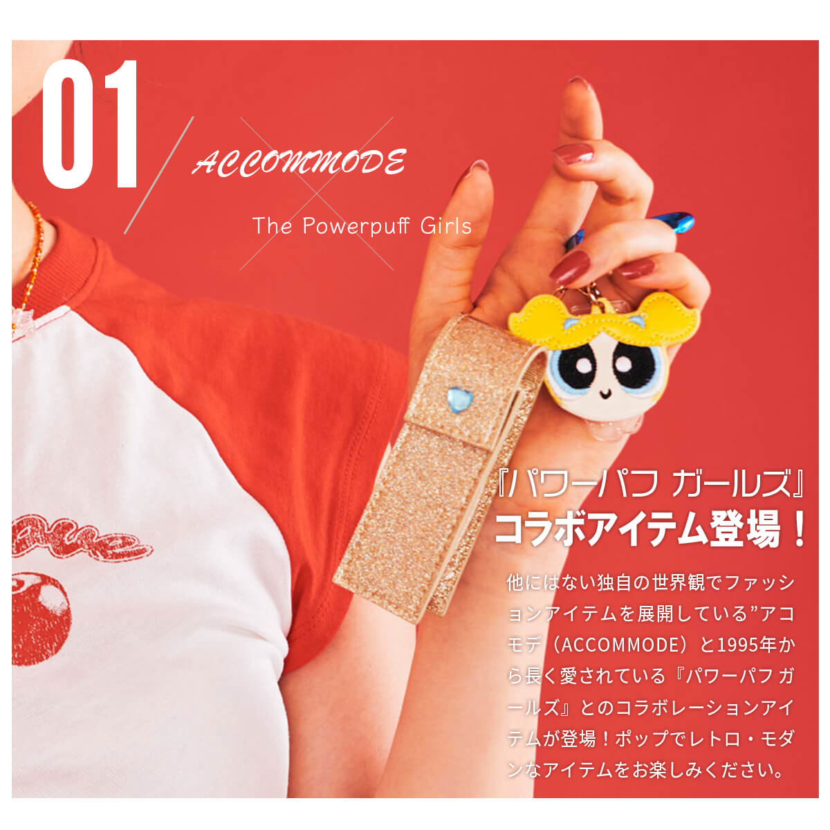 ACCOMMODE（アコモデ）の「パワーパフガールズ リップケース