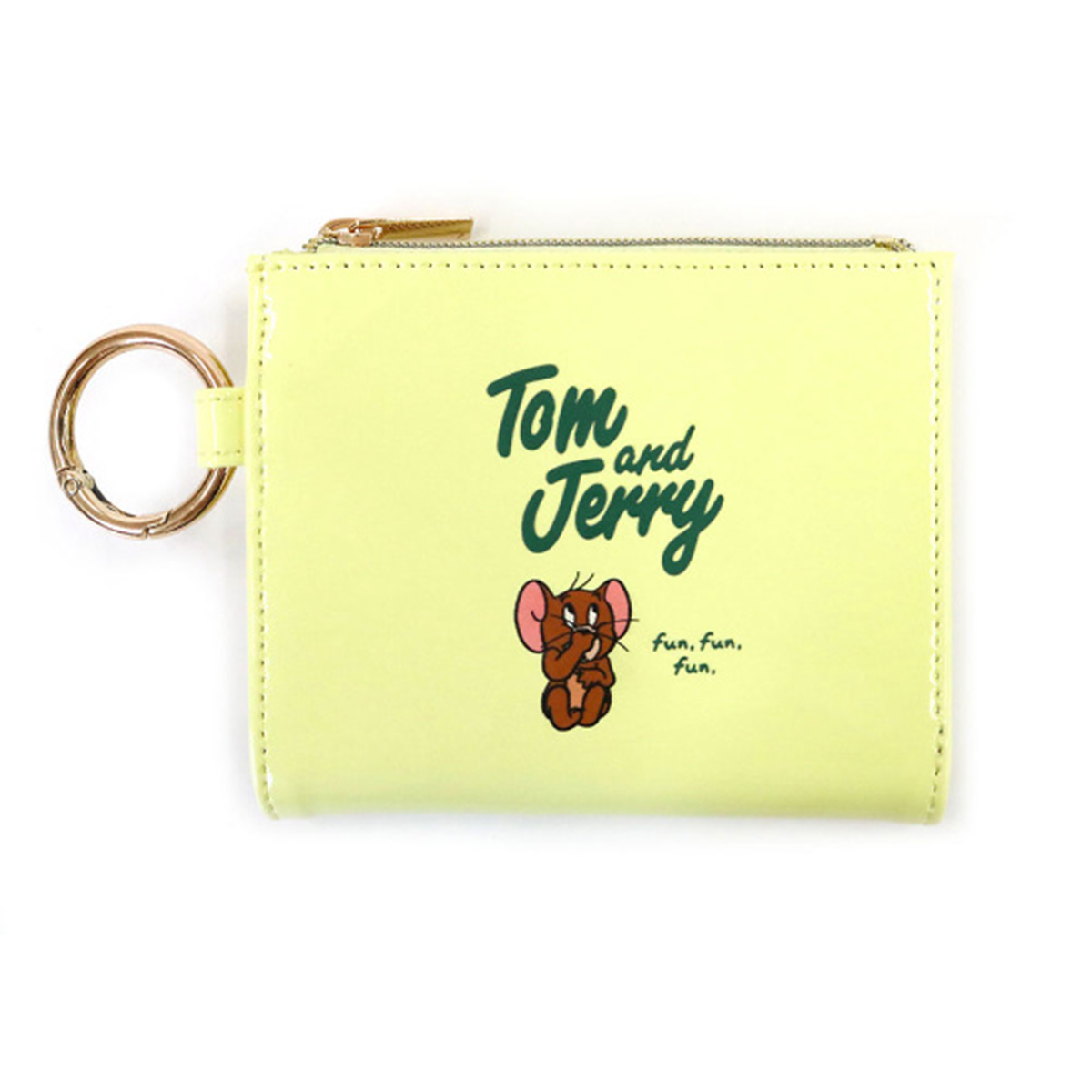 トムとジェリー 財布 レディース タフィー ウォレット TOMandJERRY 二つ折り カラビナ ...