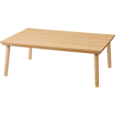 こたつテーブル 木製 こたつ 長方形 コンパクト 収納 コタツ フラット カーボンヒーター ローテーブル おしゃれ コーヒーテーブル 天然木 北欧 本体 AS｜smack-zakka｜02