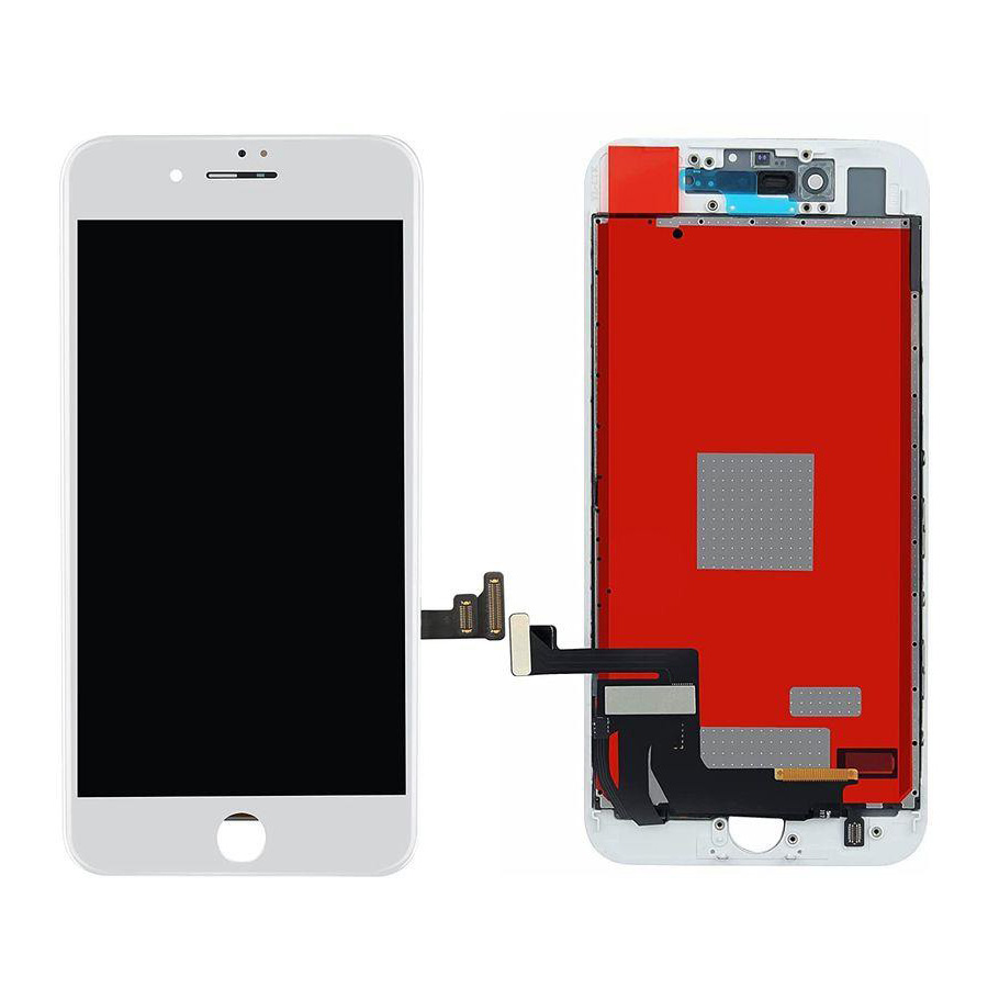 iphone 8 iphone se2 iphone se 2020 液晶フロントパネル ガラス交換 黒 白 修理用交換用LCD 3D 液晶パネル交換 アイフォン 8 修理工具付き 交換手順書付