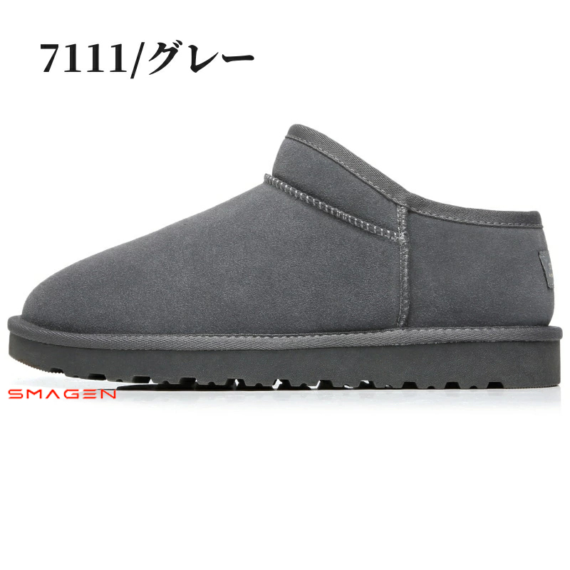 UGG スエード　ムートンブーツ グレー　メンズ29cm 激安通販新作 アグ ムートンブーツ メンズ グレーの人気商品