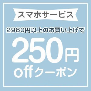 【スマホサービス】2,980円以上のお買い上げで250円OFF