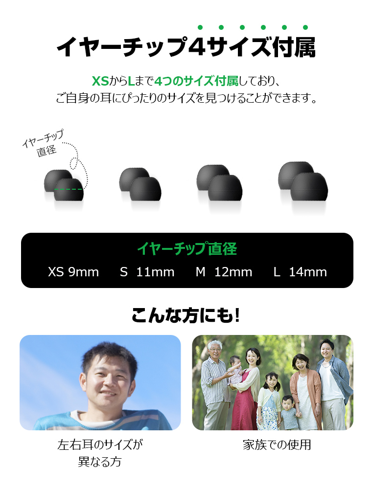 Bluetooth イヤホン 両耳 