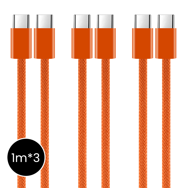 L&Lスマホサービス (3本セット)1m/2m×3本セット 充電ケーブル Type-C