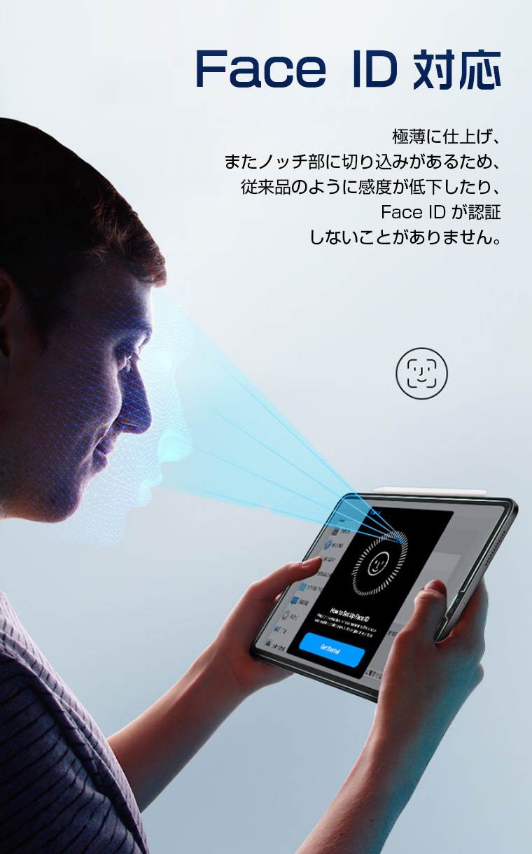 新型 iPad air ガラスフィルム