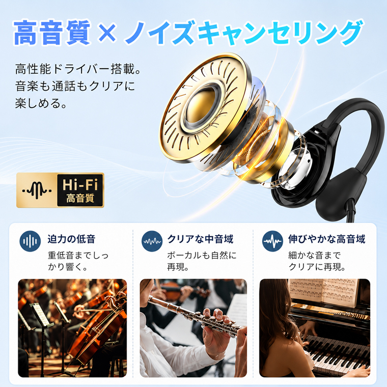 Bluetooth イヤホン 防水
