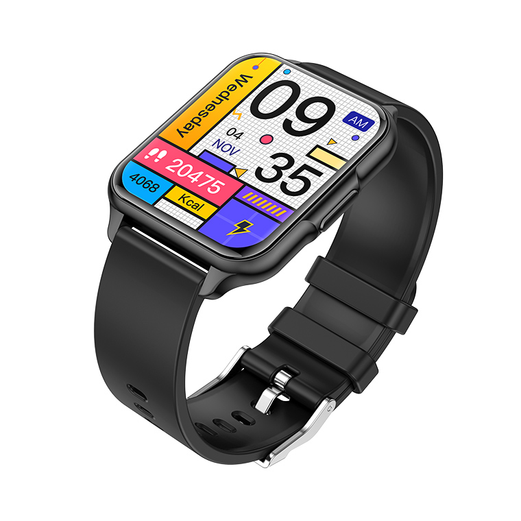スマートウォッチ スマホウォッチ 腕時計 健康管理 1.83インチ 大画面 Bluetooth5.2 体表面温度 血中酸素測定 睡眠検測 着信通知  音楽制御 iPhone/Android対応