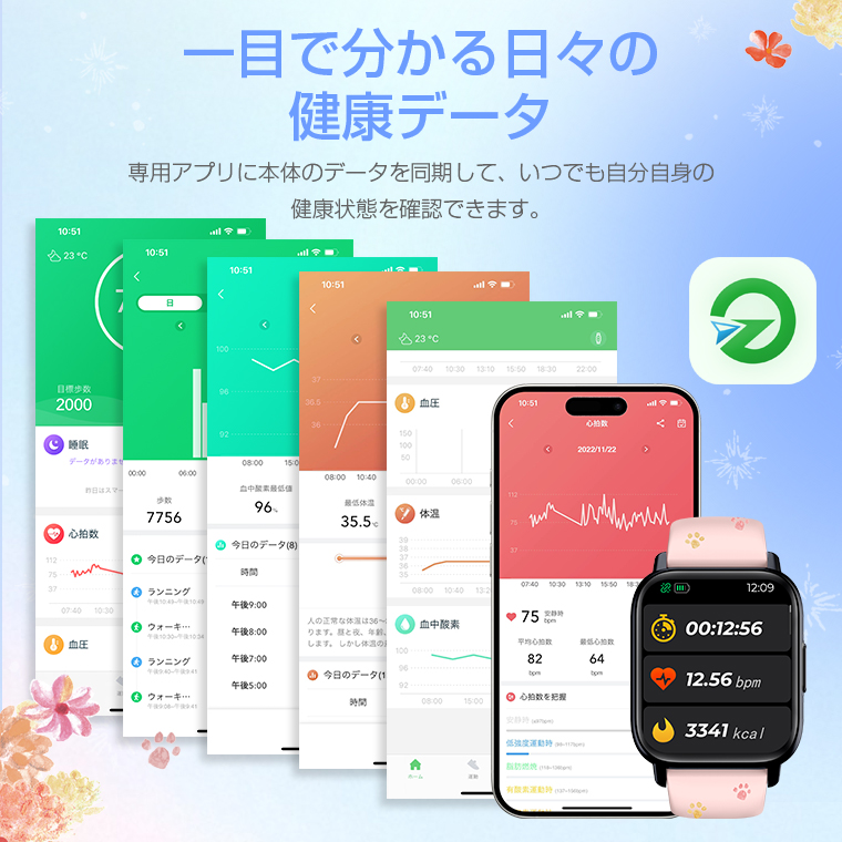 スマートウォッチC60