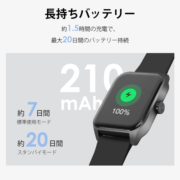 スマートウォッチqs16