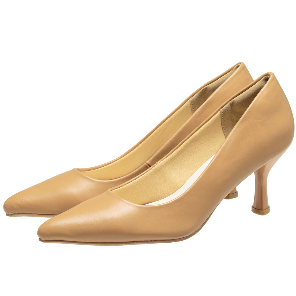 パンプス 歩きやすい 走れる 痛くない 3E 幅広 柔らかい 低反発 美脚 7cmヒール ハイヒール ポインテッドトゥ ブラック ベージュ エナメル スエード レディース | S-MAKE | 02