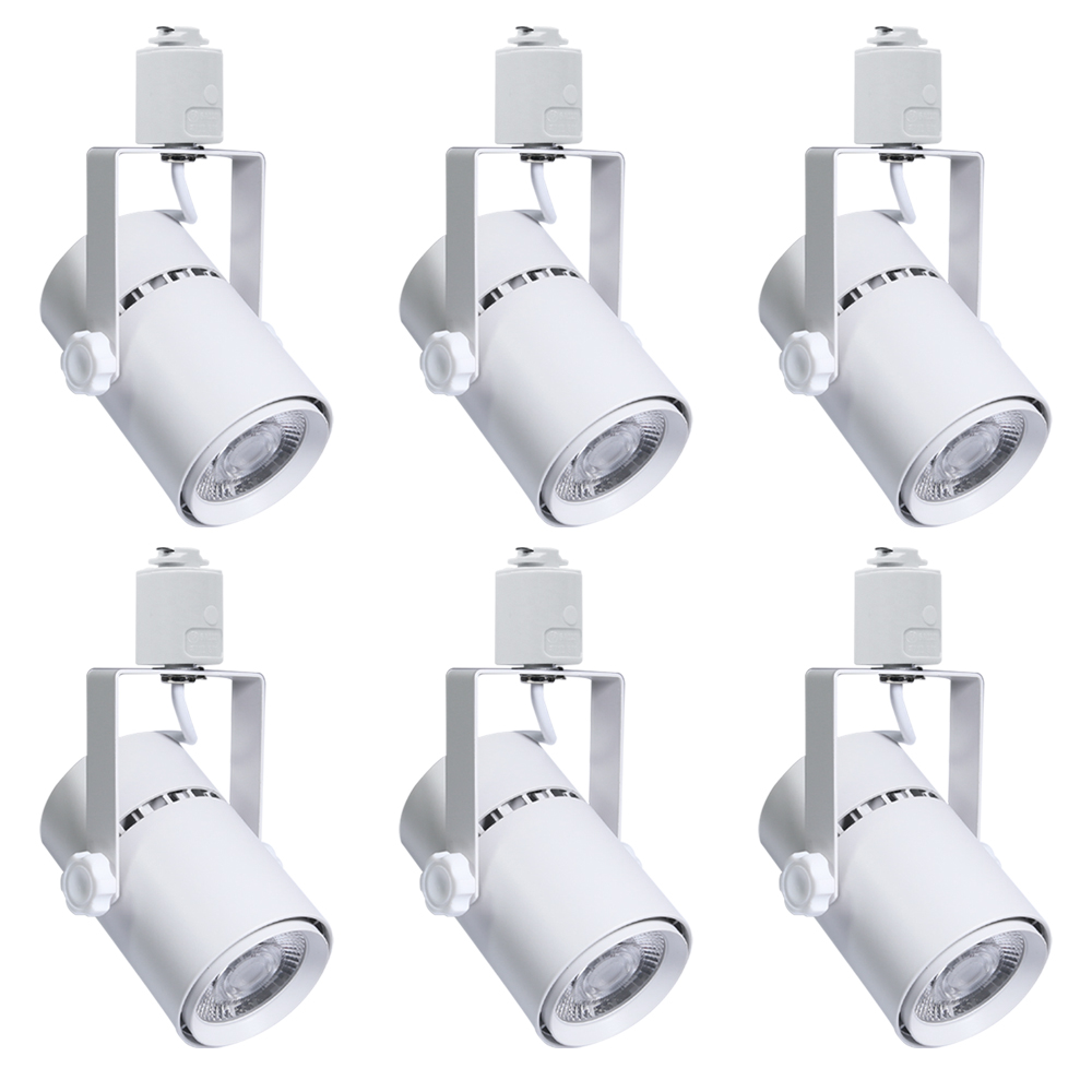 ダクトレール用スポットライト LED一体型 6個セット LED電球内蔵