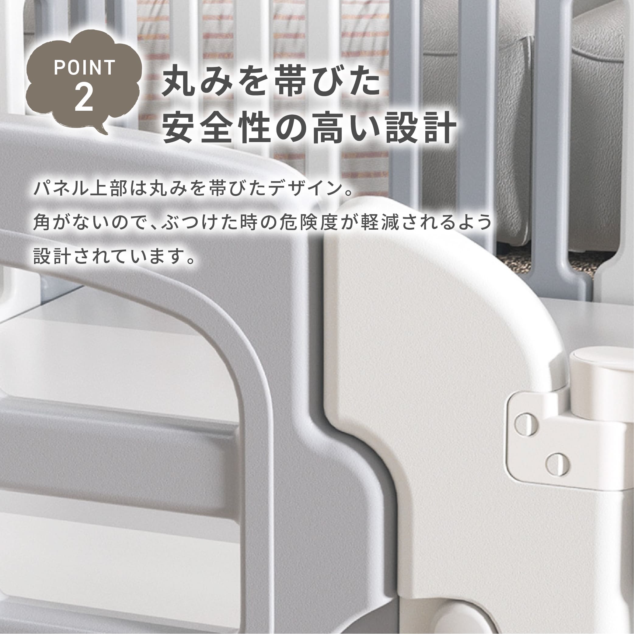 ビスクドール　ベビー　クーファン　カード　Handmade ベビーサークル ベビーフェンス 折りたたみ パネル サークル