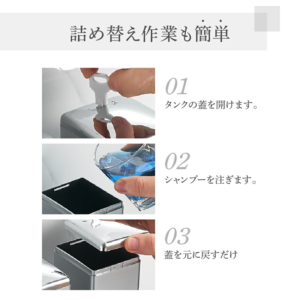 Smaly（スマリー） シャンプーディスペンサー 2連 壁掛け 大容量