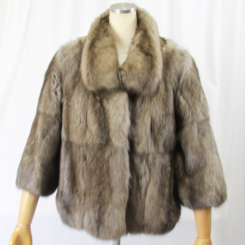 ソボル ロシアンセーブル ファーコート L 毛並み◎なめし柔らか さらさら 極美品 ロシアンセーブル ファーコート L 毛並み◎なめし柔らか