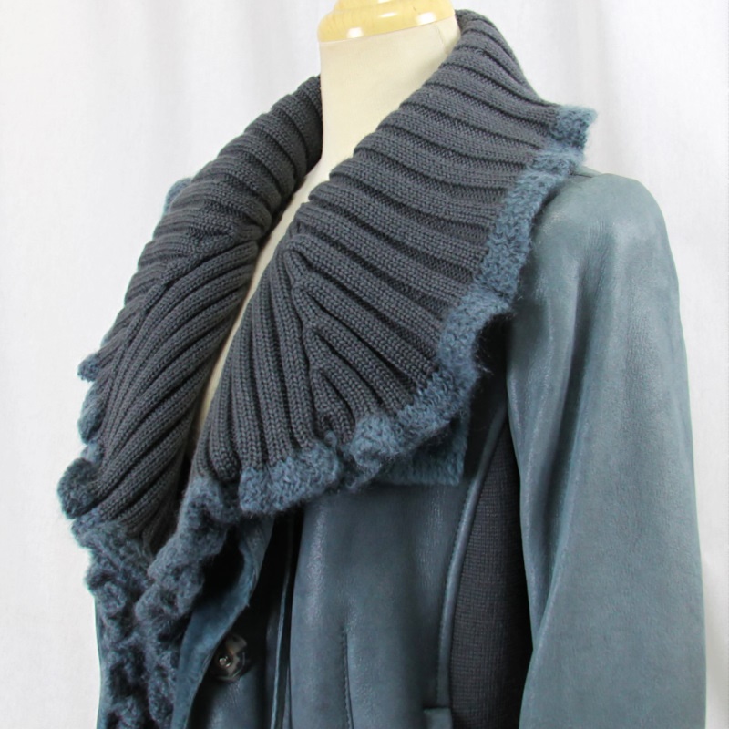 毛皮/ムートン/羊革/ムートンジャケット/リアルファー /OLIVIERI（オリヴィエリ）/イタリア製ムートン/１枚革/ウールニット |  | 01