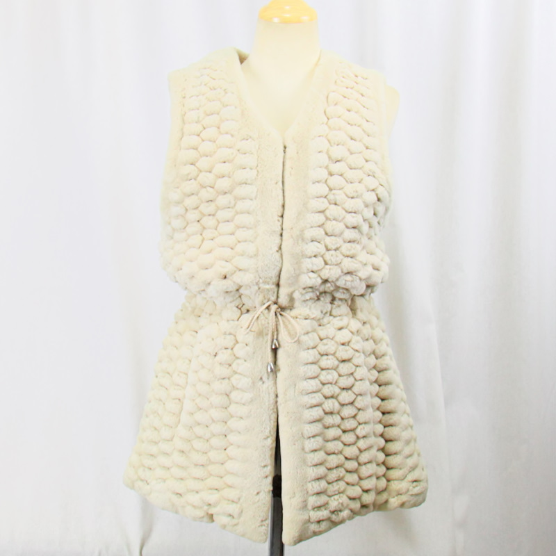 毛皮/レッキス/リアルファー/レッキスラビット　ロングベスト　 レディース |  | 02