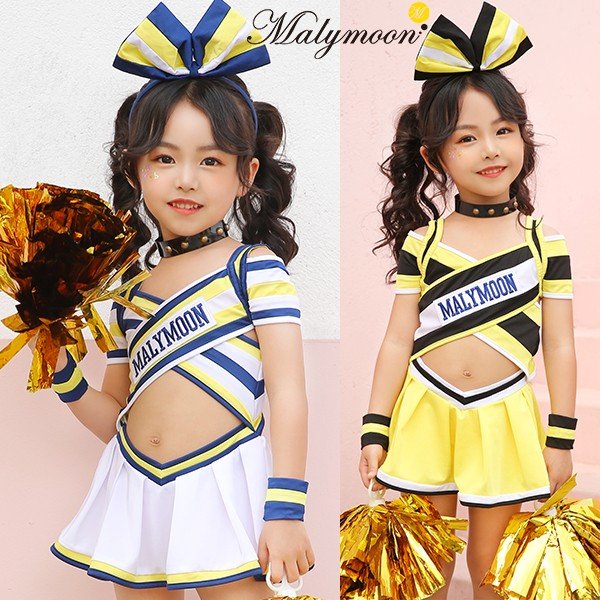 ハロウィン 衣装 全商品P3倍 子供 キッズ チアガール チア チアリーダー コスプレ ダンス 仮装 女の子 コスチューム マリームーン