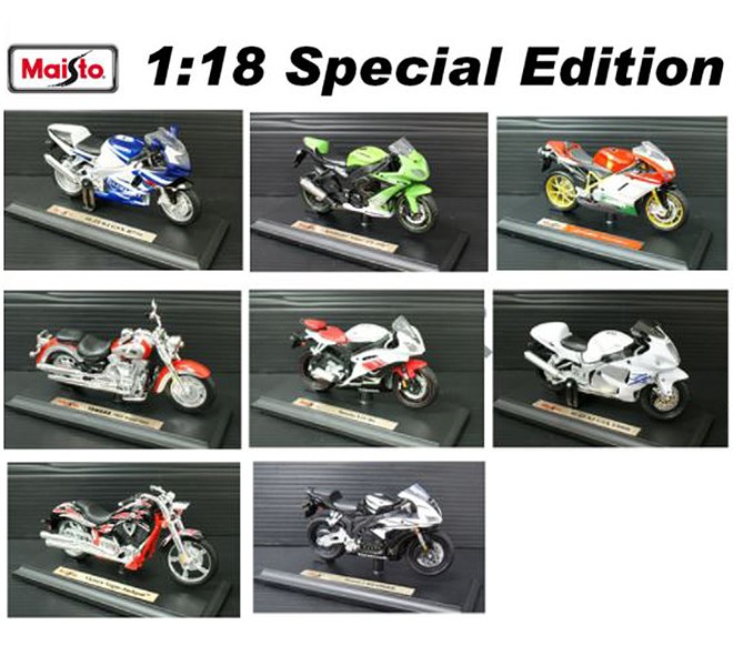 バイク ミニカー Maisto 1/18スケール リアルバイク スペシャルエディション SUZUKI Kawasaki HONDA YAMAHA  DUCATI Victory ダイキャスト 送料無料 即日発送 : fa-real-bike-se : 自転車通販 スマートファクトリー - 通販 -  Yahoo!ショッピング