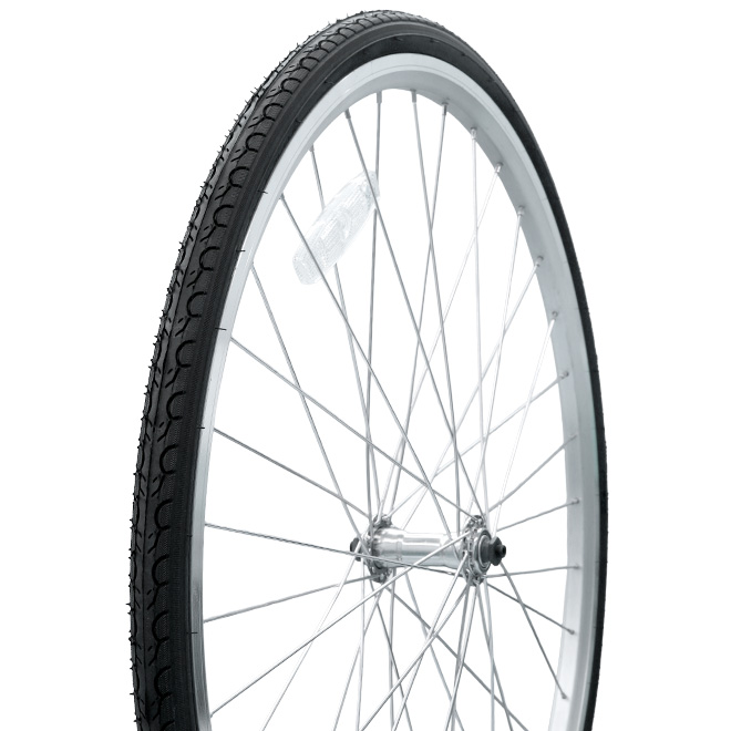 自転車 前輪 ホイールセット 完組 700x28C タイヤ チューブ 付き 英式