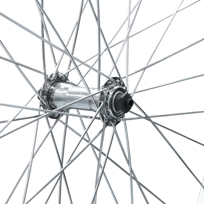 自転車 前輪 ホイールセット 完組 700x28C タイヤ チューブ 付き 英式