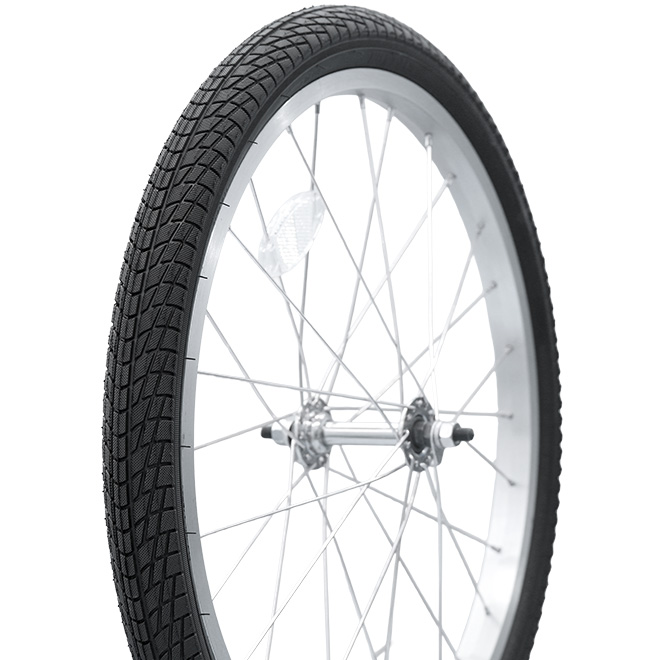 自転車 前輪 ホイールセット 完組 20インチ 20x1.75 タイヤ チューブ